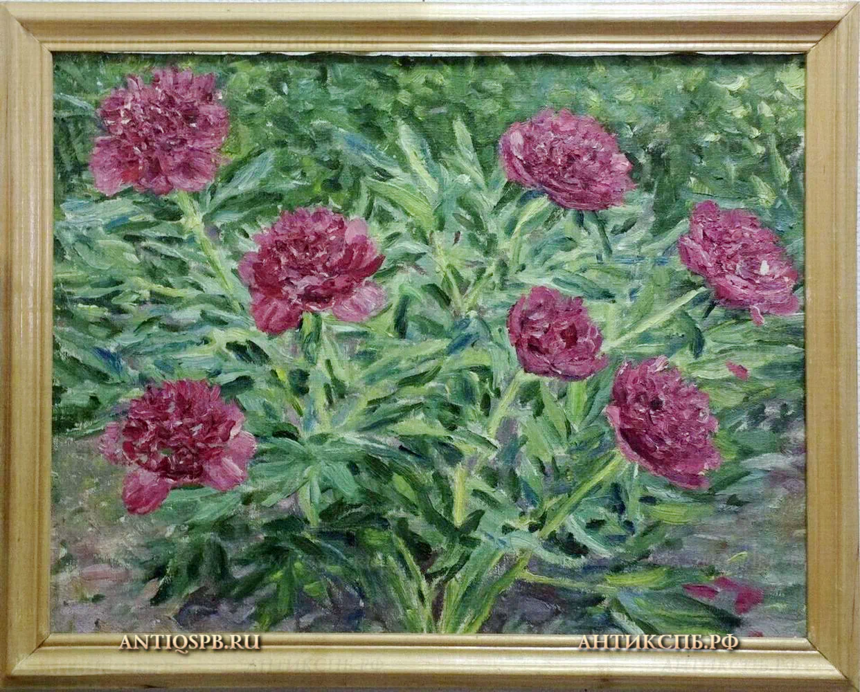 17865. Картина "Пионы". 